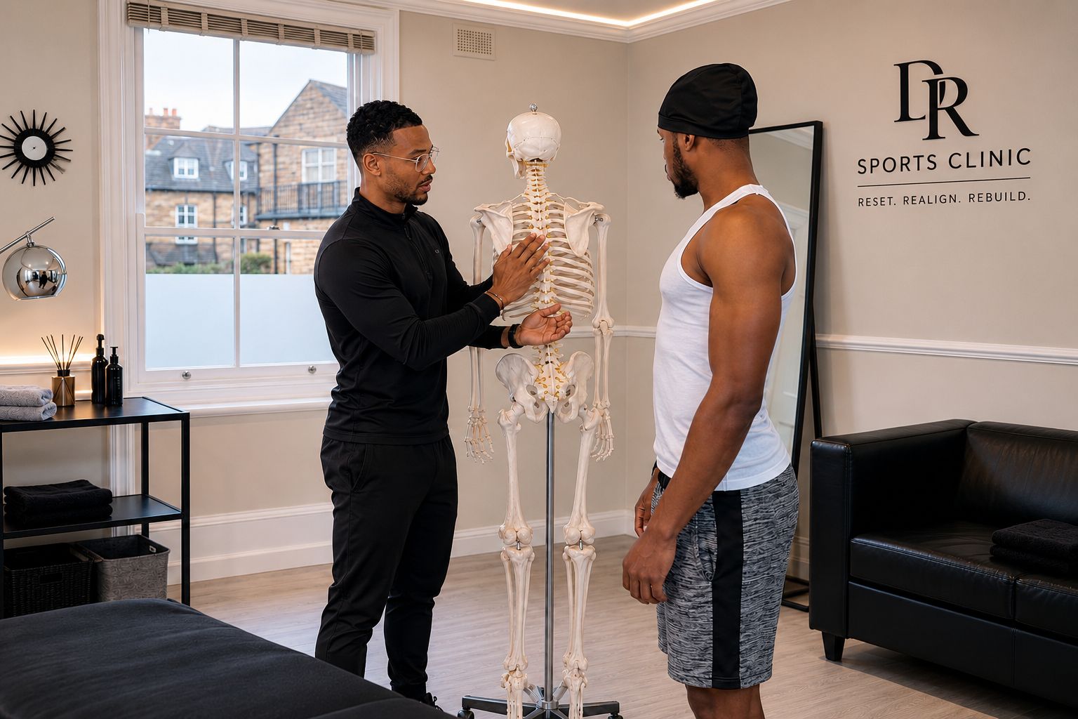 Postural and movement assessment at DR Sports Clinic